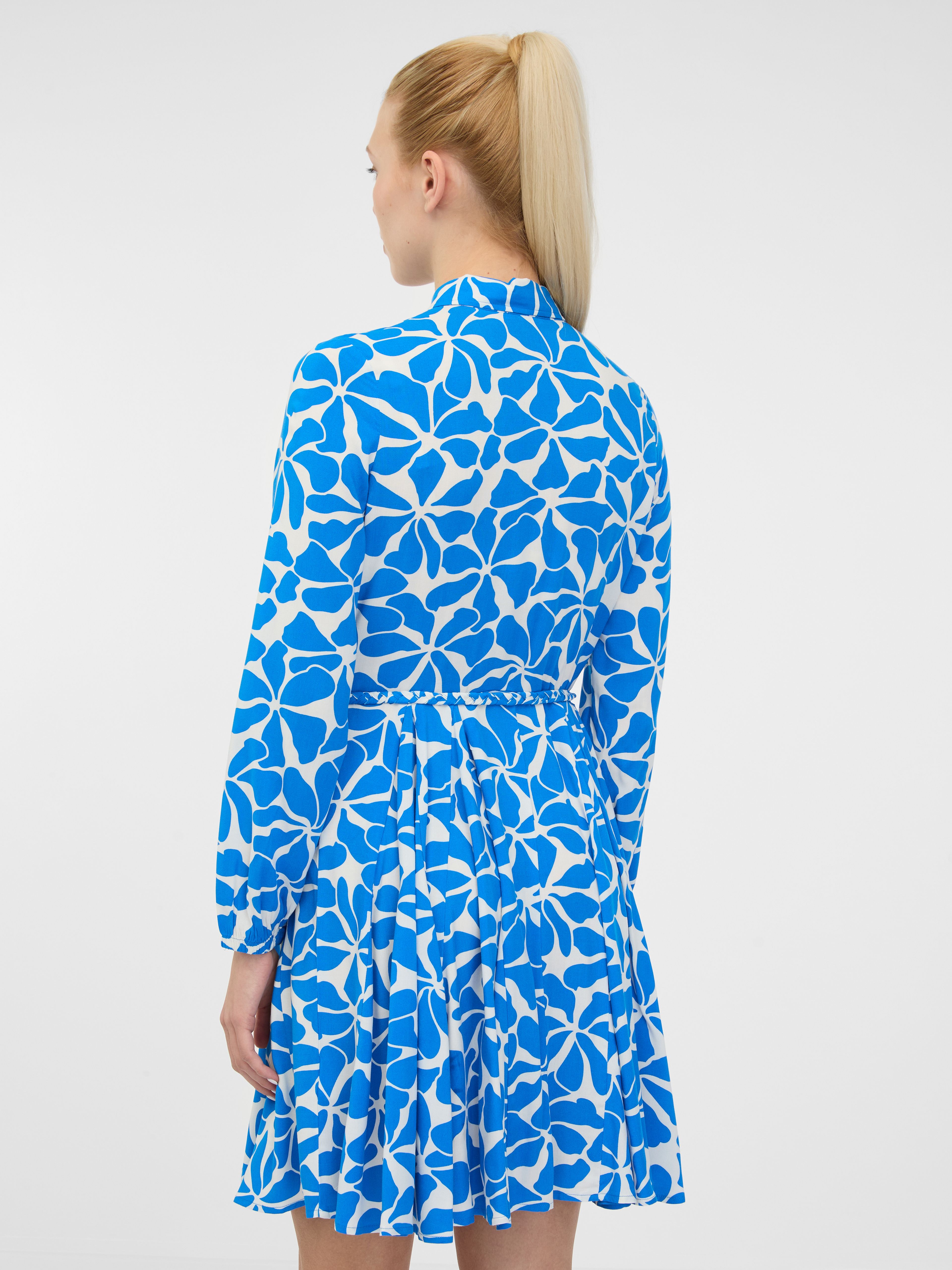 Blaues Damen-Hemdkleid ORSAY