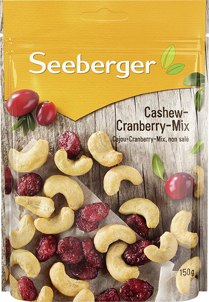 Seeberger Cashew-Cranberry-Mix