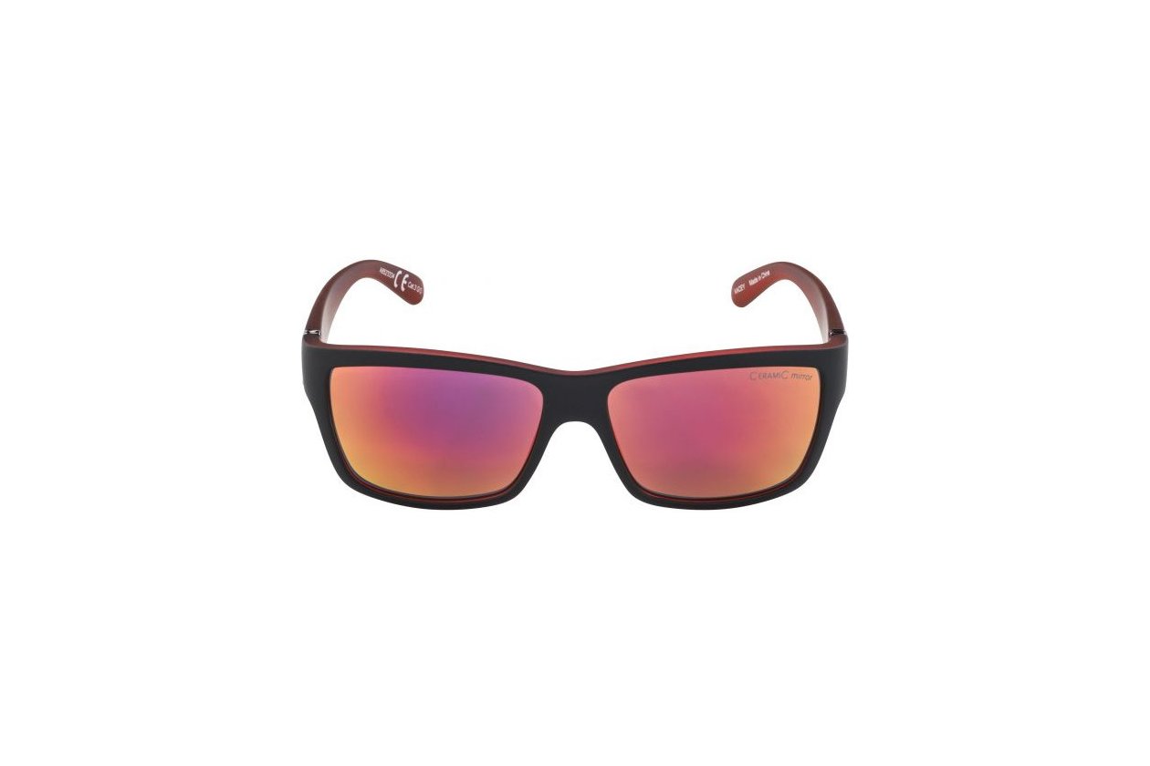 Alpina Kacey black-red matt / red mirror lens