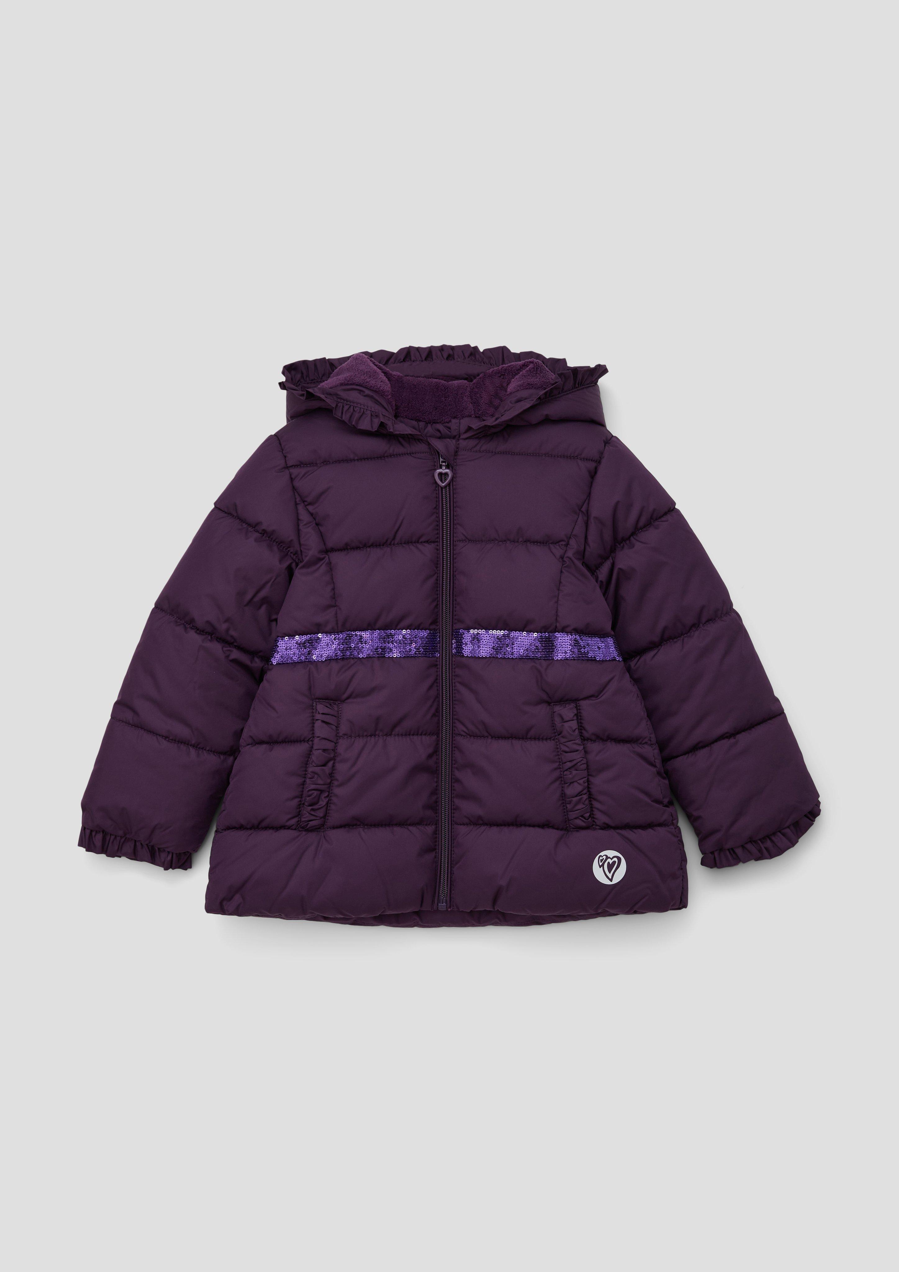 Steppjacke mit Pailletten  2132161-4836