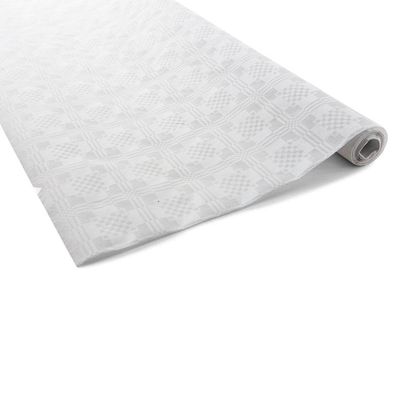 Quick Papirduk 6 m, hvit damask