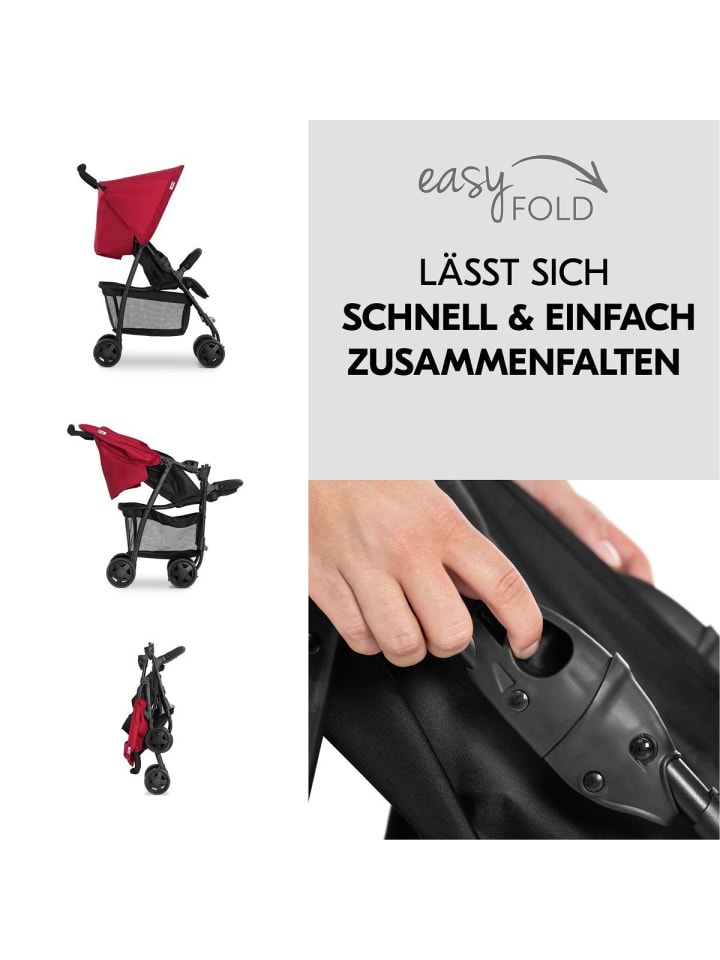 Hauck Buggy Sport inkl. Schutzpaket - Blue in rot günstig kaufen onesize