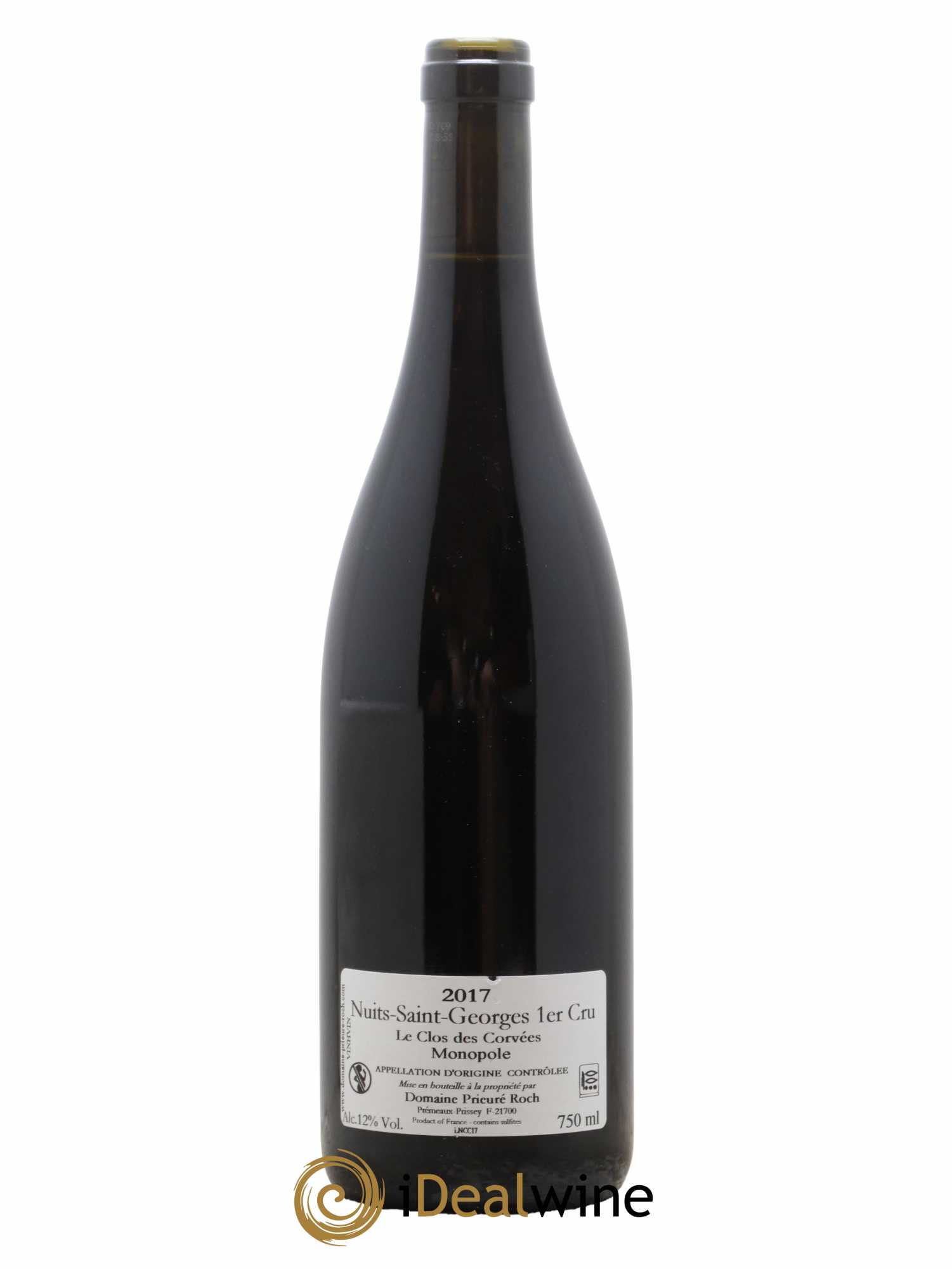Nuits Saint-Georges 1er Cru Le Clos des Corvées Prieuré Roch  2017 - Lot de 1 Bouteille