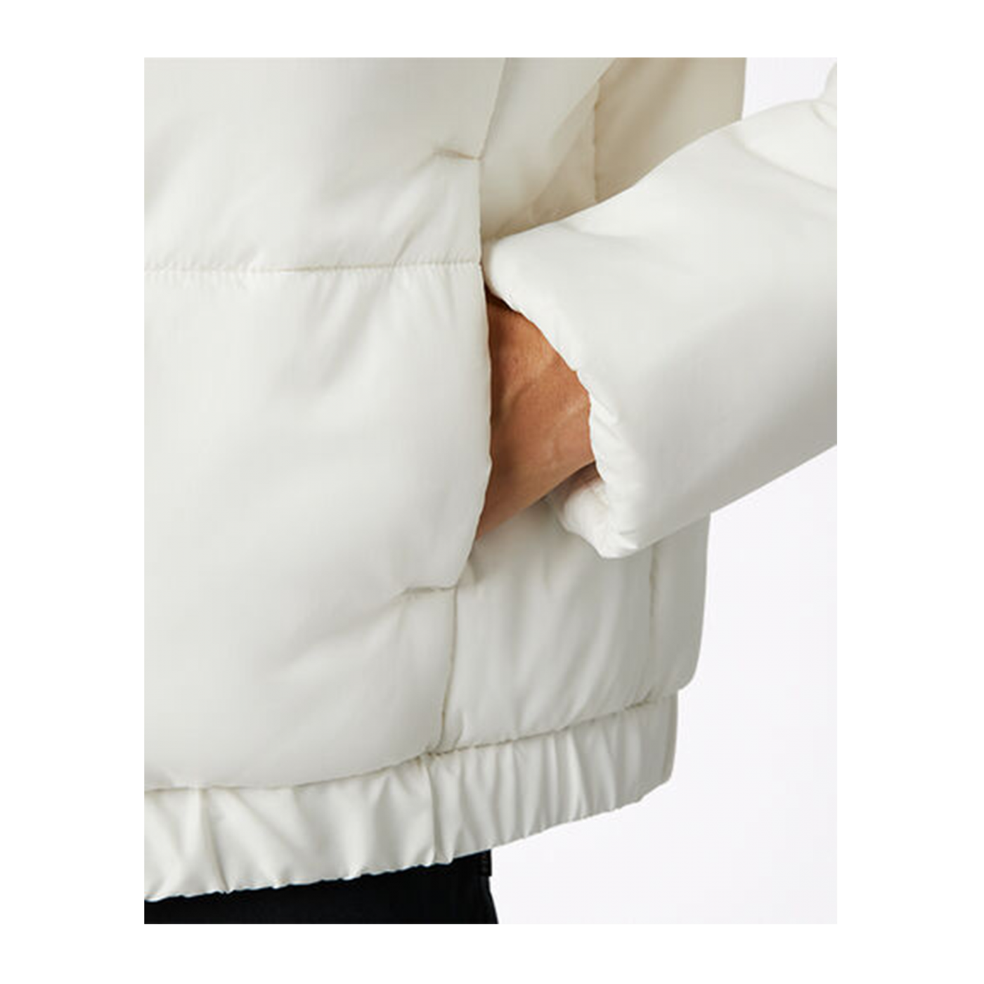 Converse Short Puffer Jacke Damen Weiss