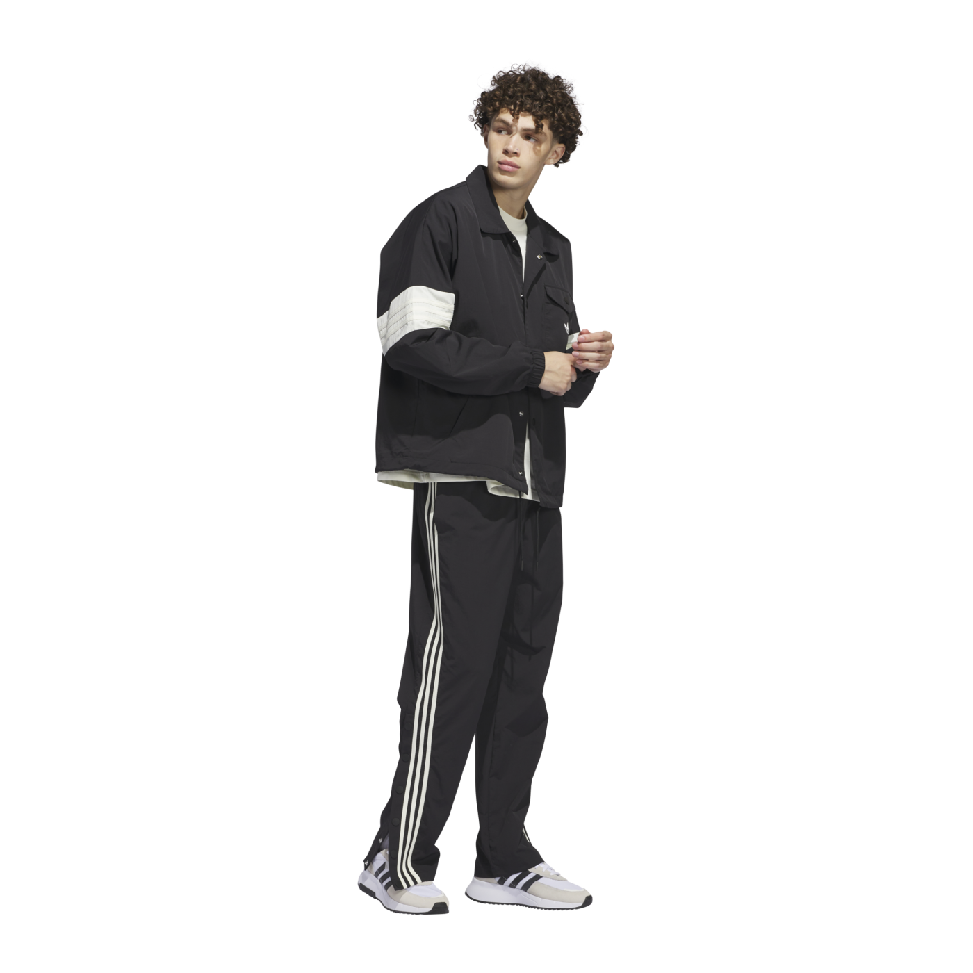 adidas Coach Jacke Schwarz