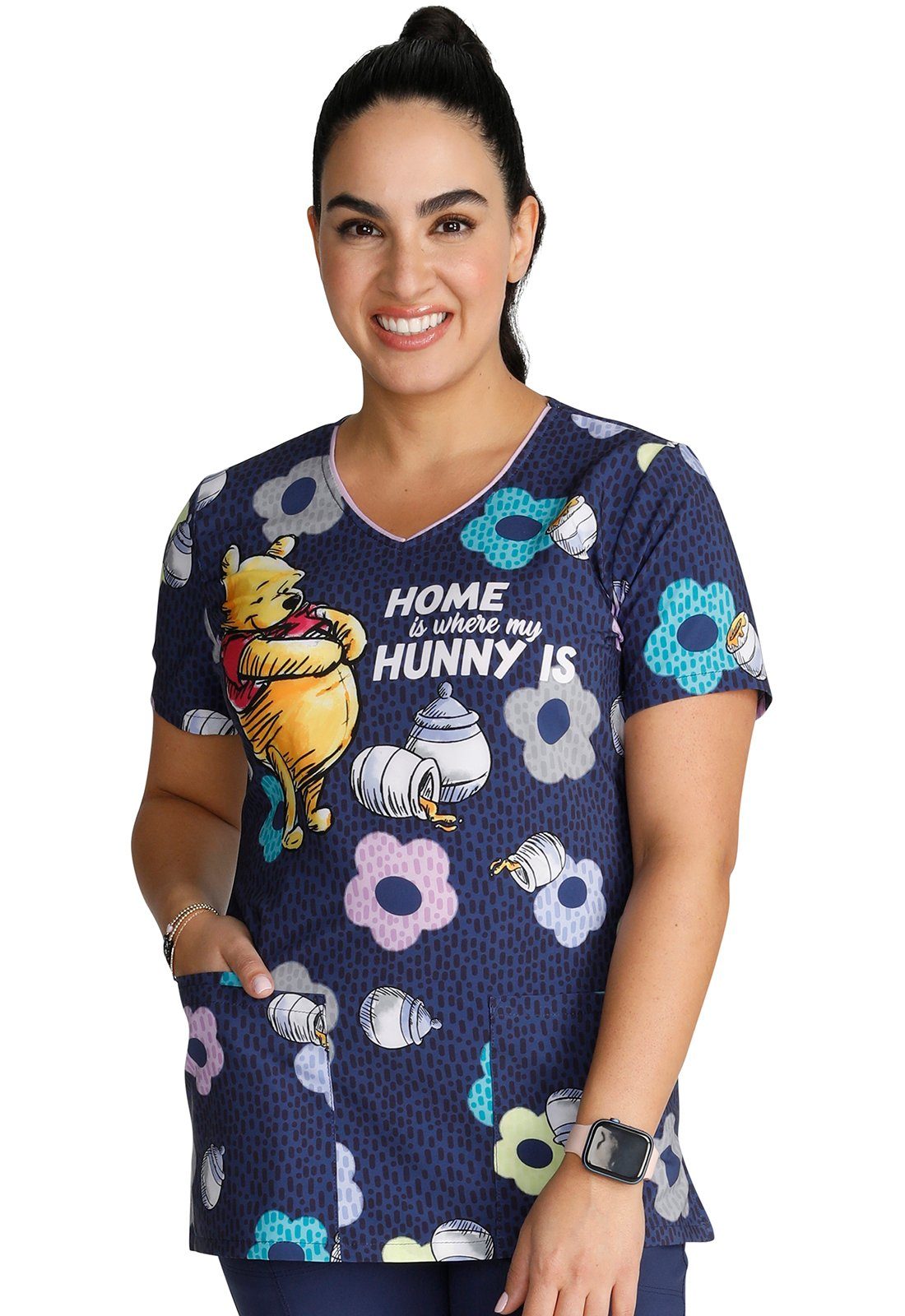 Cherokee Funktionsbluse Bunt bedruckter Damen Kasack 