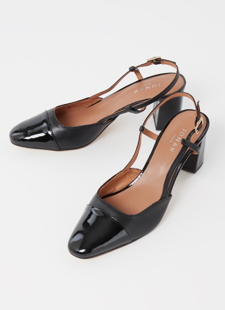 Jonak Dhapop -nahkainen slingback-saapas