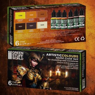 Acrylfarbe Farbset - NMM Gold (6)