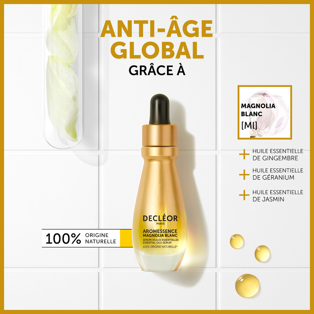 Decléor MAGNOLIA BLANC Régénérant Aromessence Sérum-Huiles Essentielles