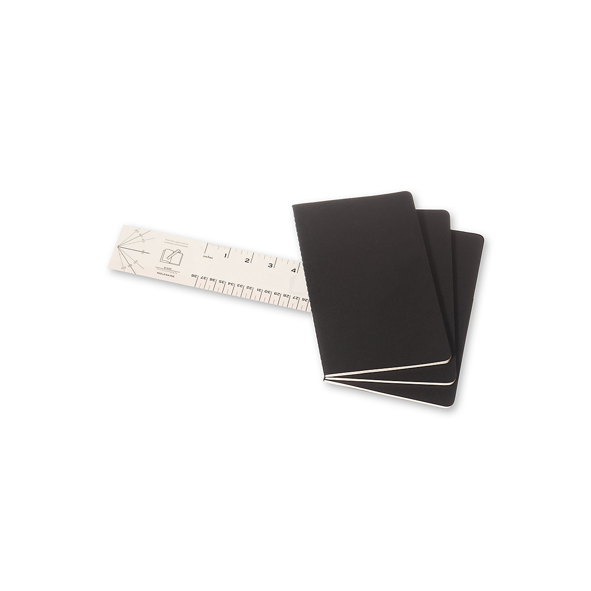 Notizbücher Cahier- L/A5- 3er Set- Liniert Notizbücher
