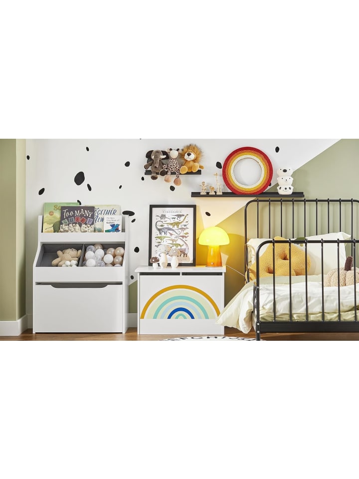 SoBuy Bücherregal in Weiß - (B)63 x (H)80 x (T)32cm günstig kaufen onesize