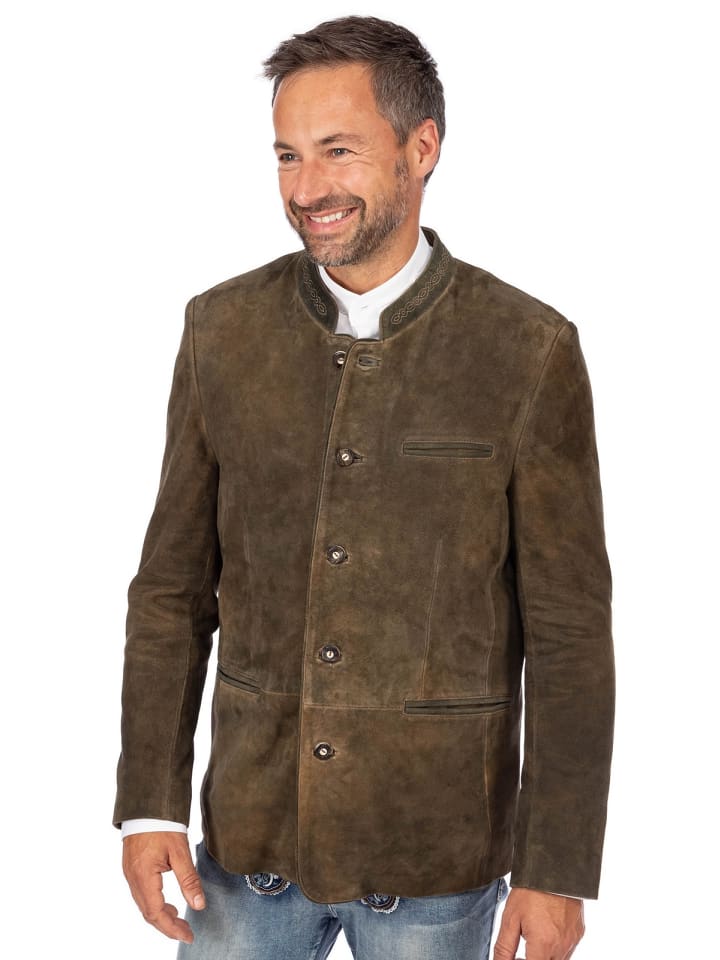 Almsach Lederjacke HE-2550-ZV91 in braun günstig kaufen