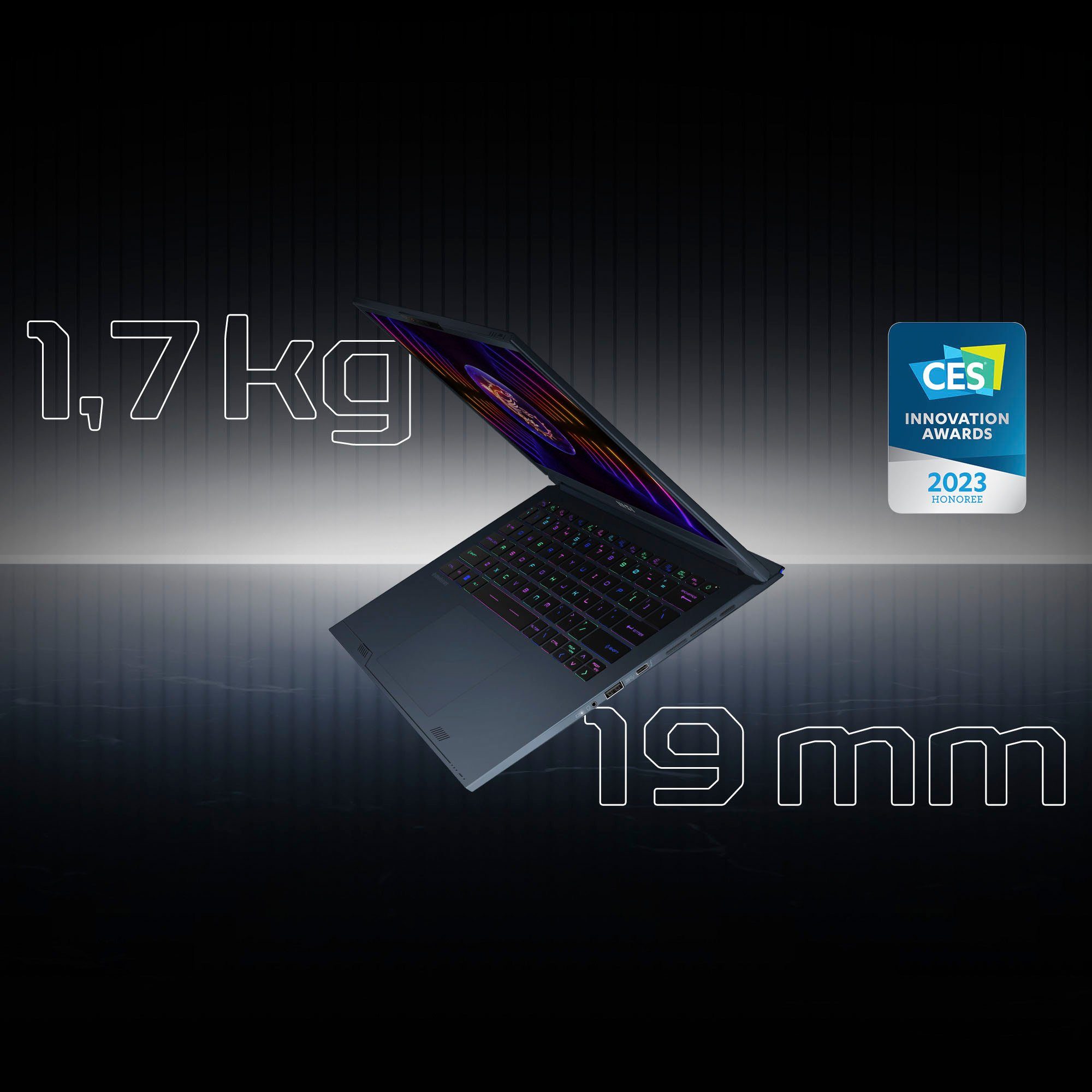 MSI Stealth 14 Studio A13VE-029 Gaming-Notebook (35,7 cm/14 Zoll, Intel Core i7 13700H, GeForce RTX 4050, 1000 GB SSD)