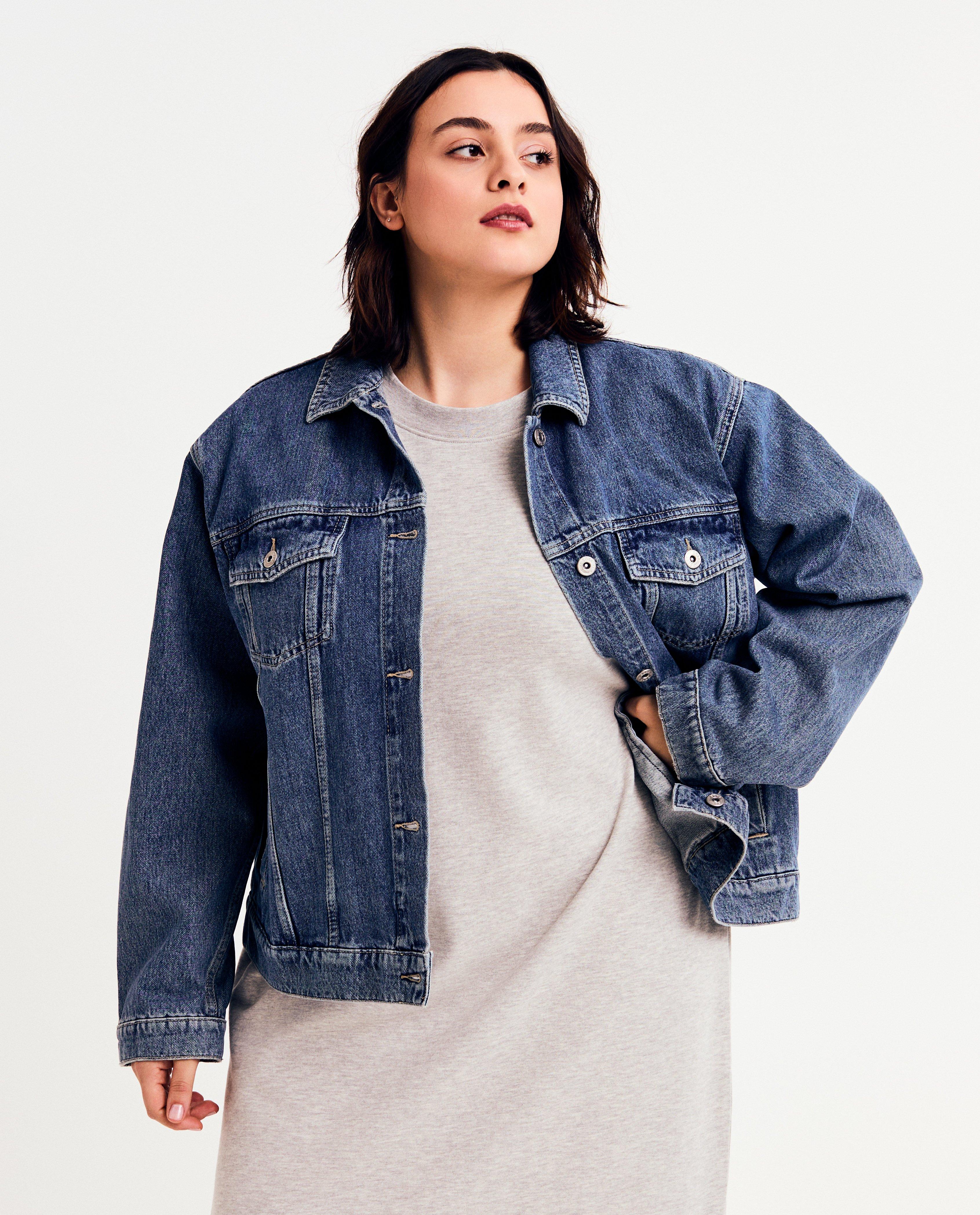 Vestă din denim Sora Blue albastră