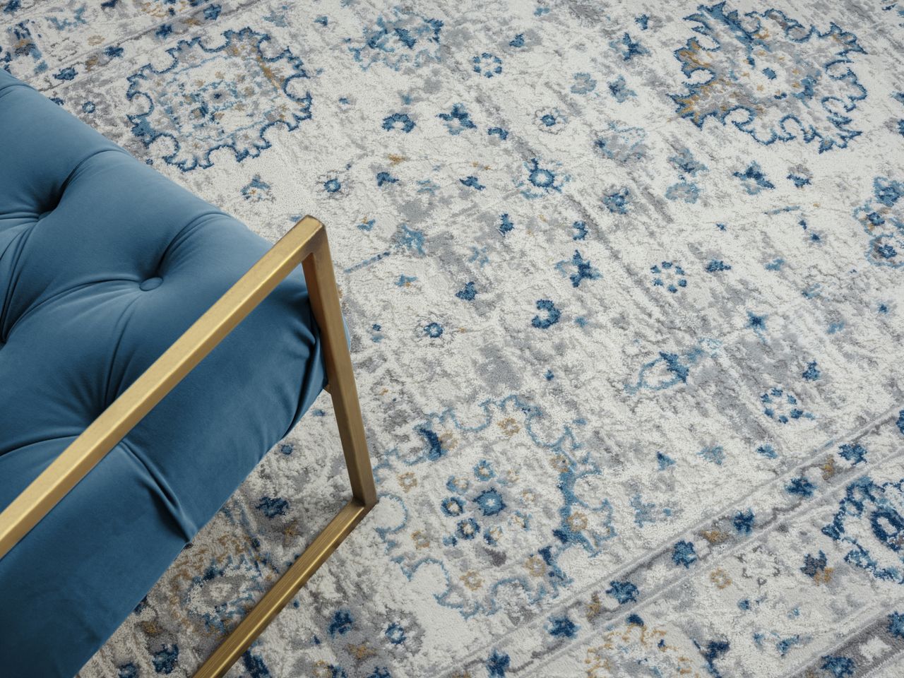 MyFlair Teppich Josefine, 160cm x 230cm, Farbe Beige, rechteckig, Florhöhe 8mm