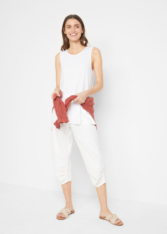 Viskose-Long-Tops, 2er- Pack