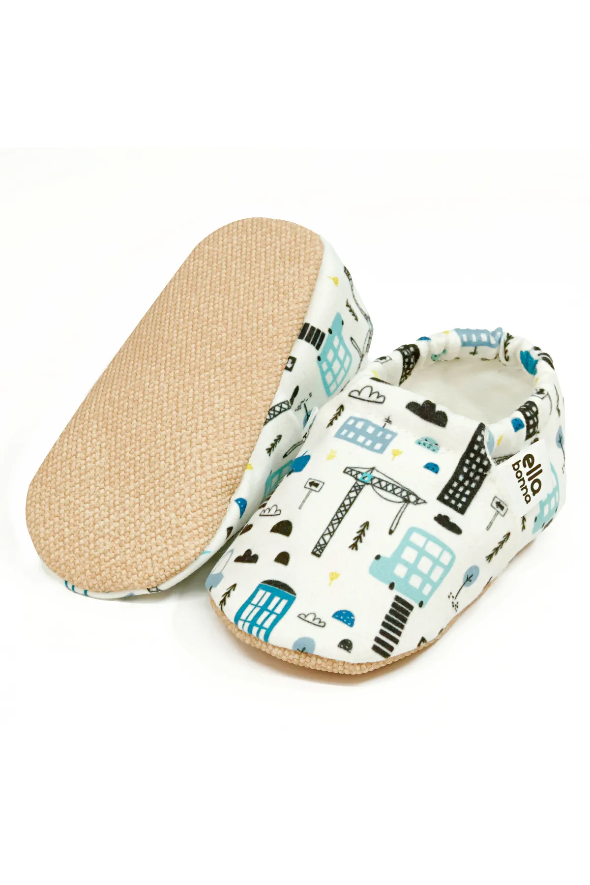 Ella Bonna  Anti-Rutsch-Sohle, City Life Baby-Schuhe, Heimstiefel, Hausschuhe, Kinderzimmer-Schuhe, Hausschuhe