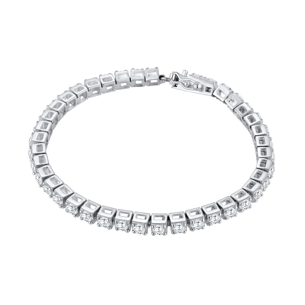 Elli PREMIUM Elli PREMIUM Bracelet Femmes avec zirconium dans le bracelet de tennis tendance e Bracelet