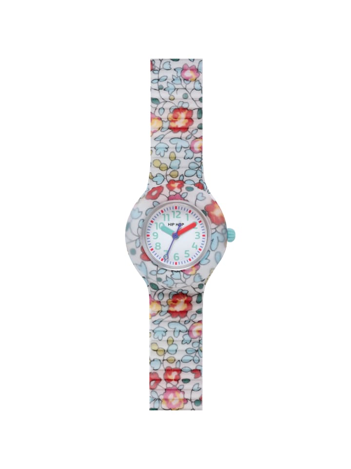 Hip Hop Analoguhr flower power weiss günstig kaufen 28