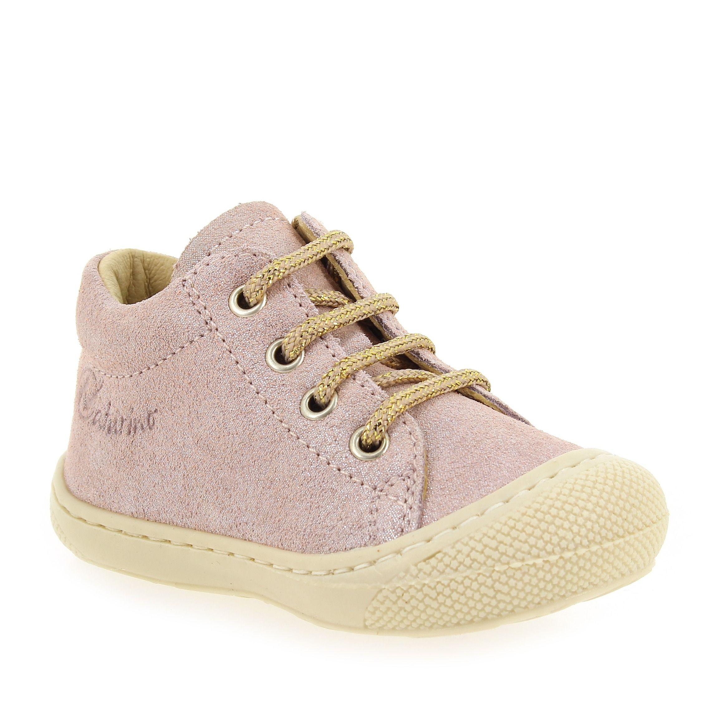 Naturino  COCOON ZIP SUEDE - Rose irisé