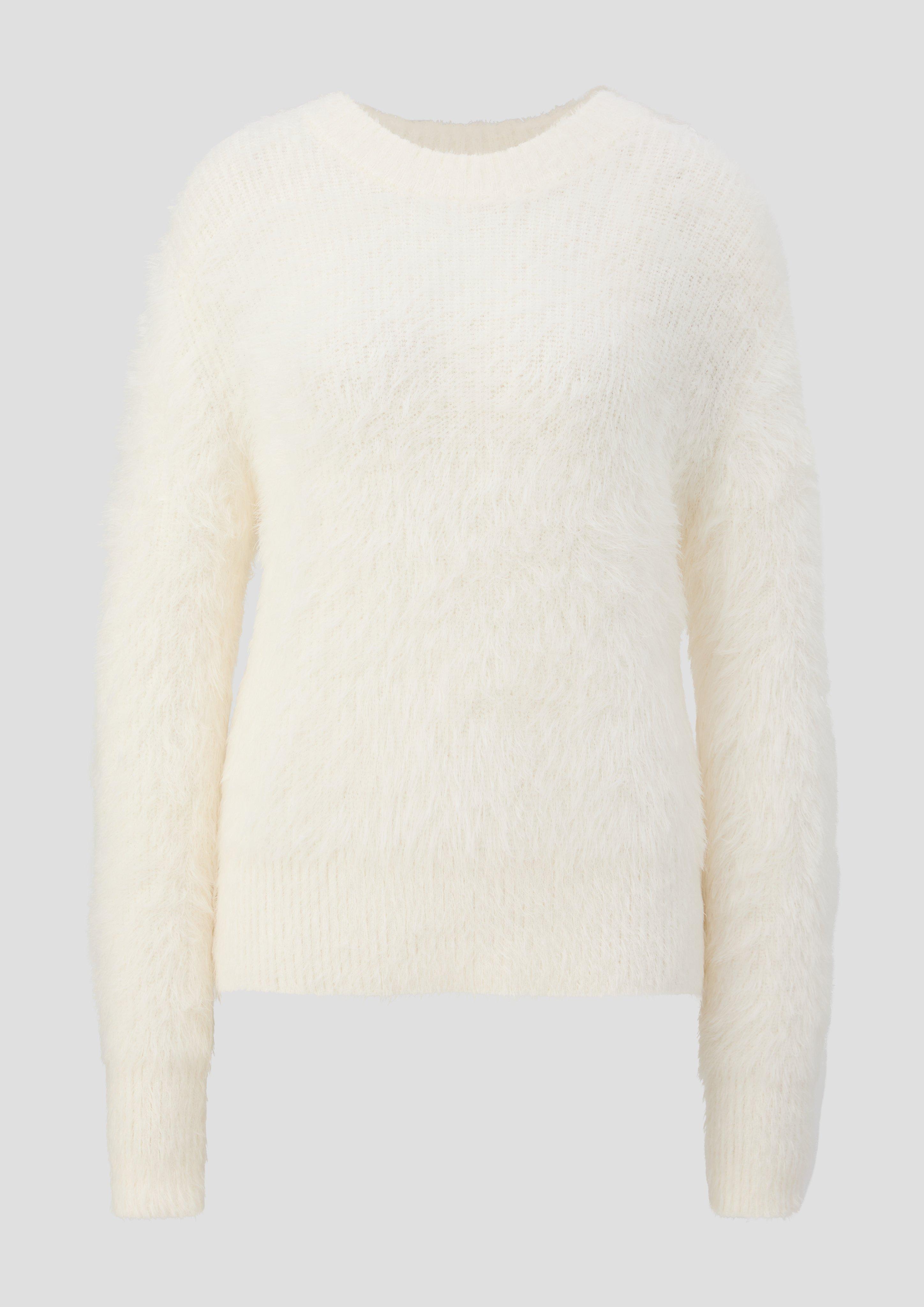 Strickpullover in Fell-Optik  2137686-0200