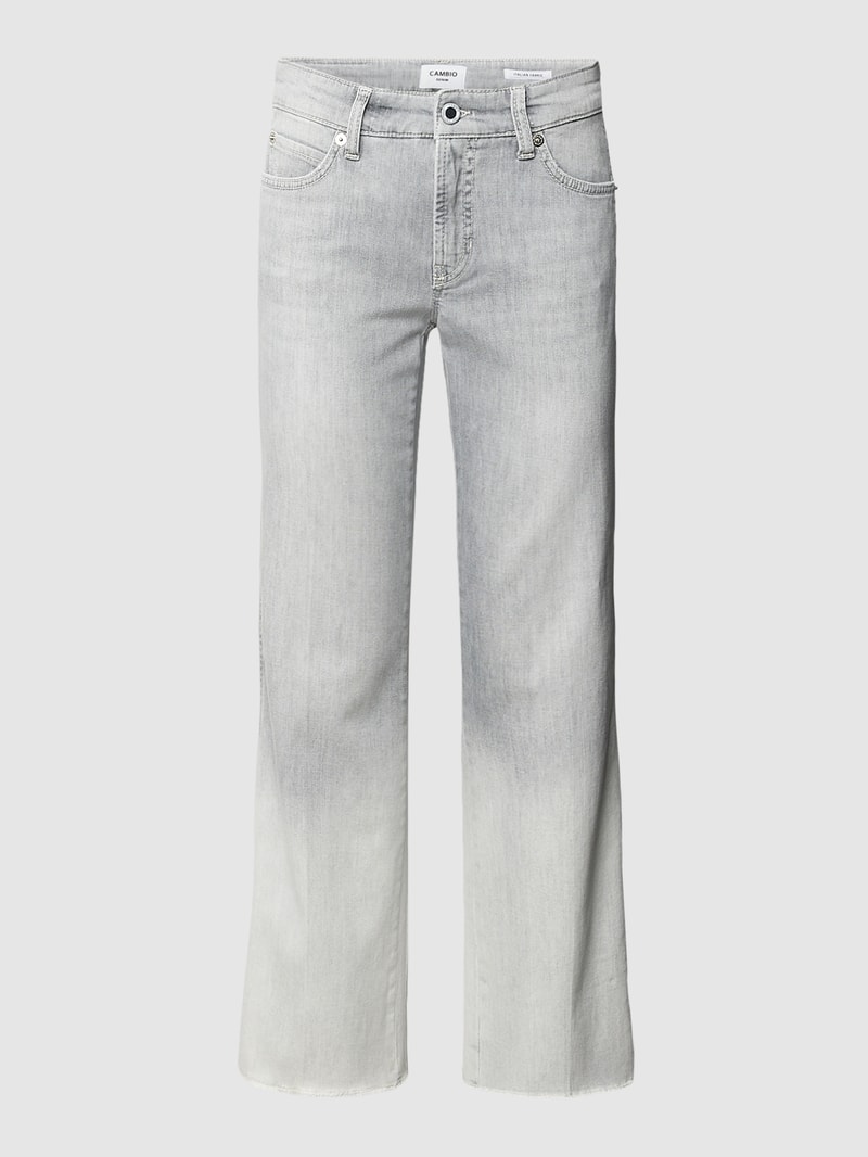 Relaxed Fit Jeans mit Stretch-Anteil in hellgrau