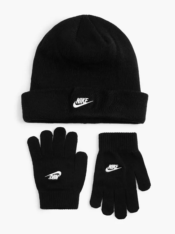 Nike Set aus Handschuhen und Mütze