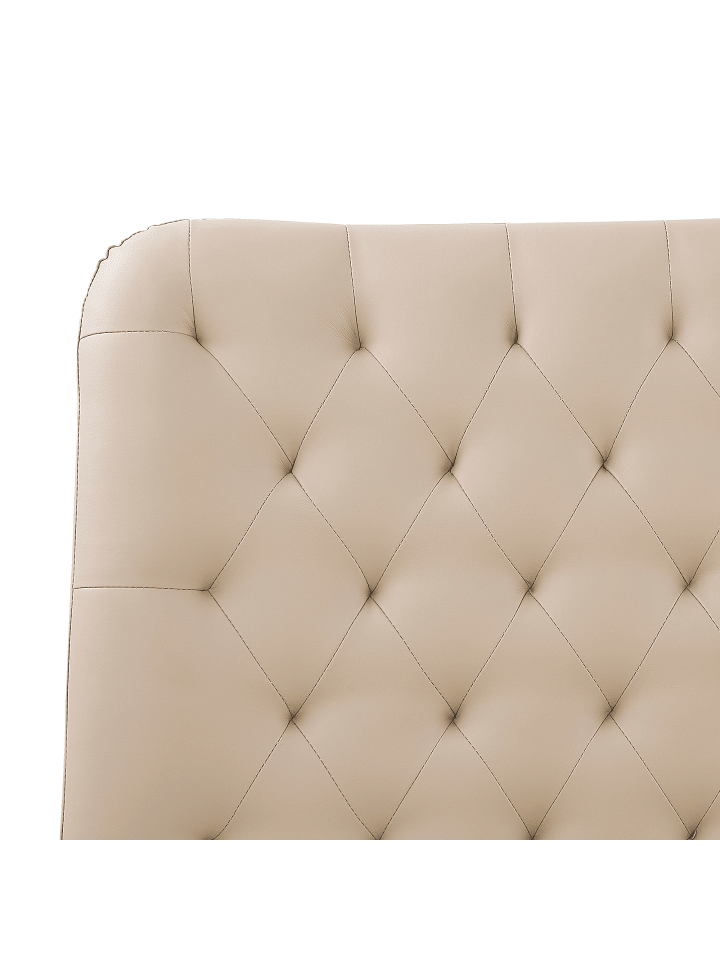 Beliani Doppelbett ESSONNE in Beige - (W) 208 x (H) 108 x (L) 219 cm günstig kaufen onesize