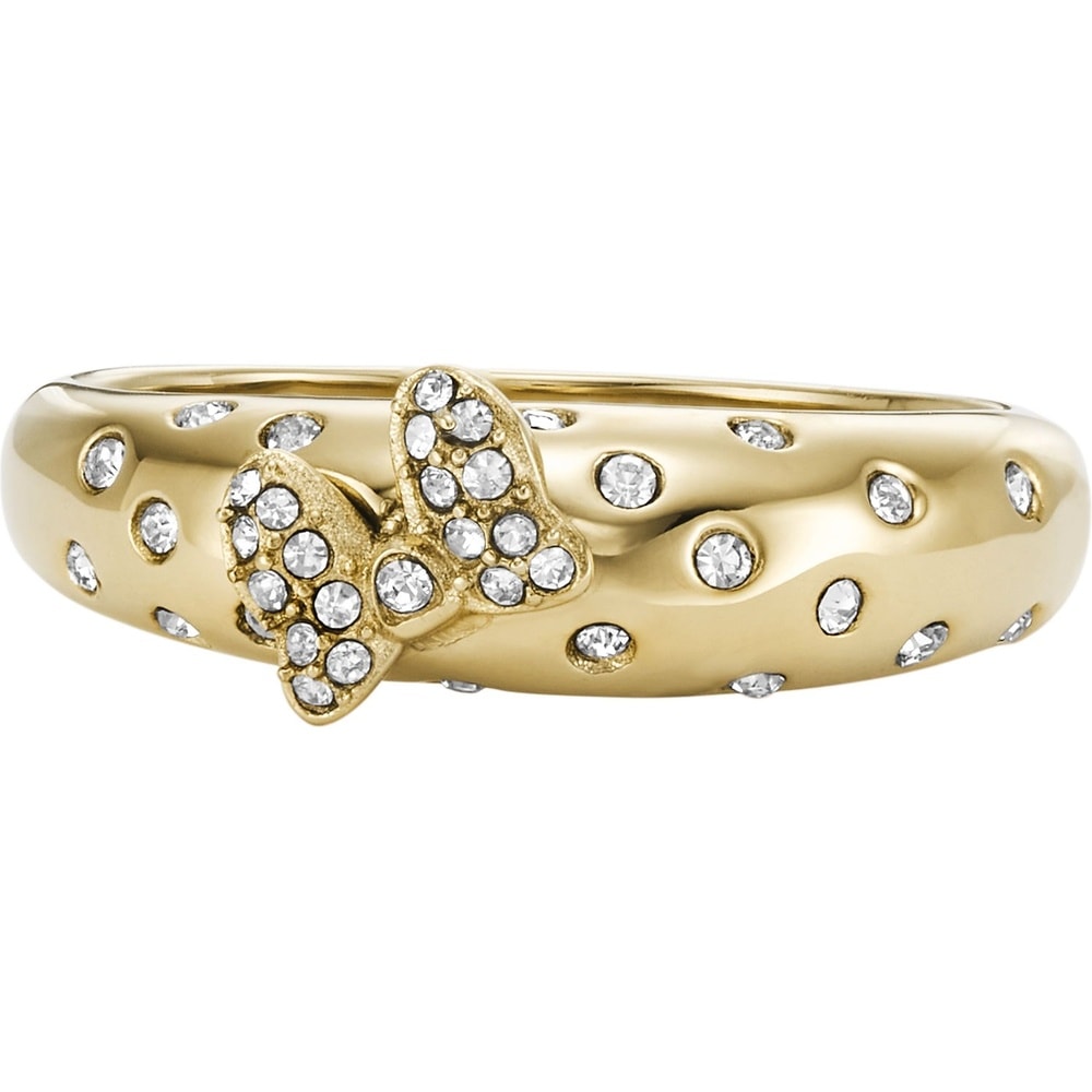 Fossil Bague pour femme Acier inoxydable or Bague