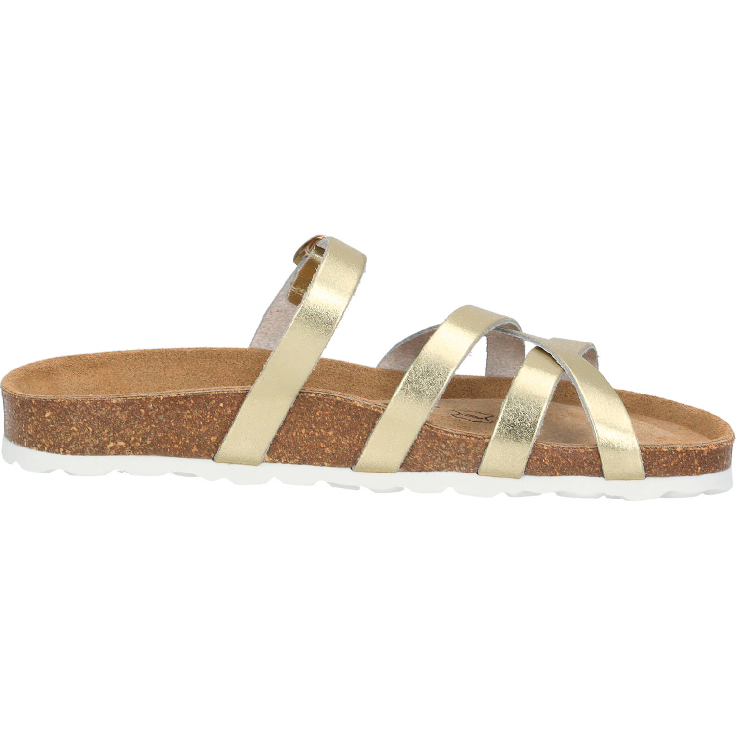 Palado Cruisi Premium Leather, Pantoletten, Damen, Gold Metallic