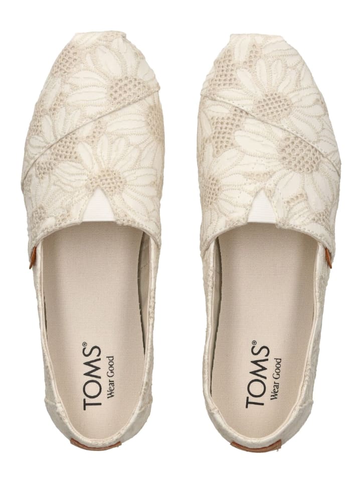 TOMS Slipper in Natural günstig kaufen