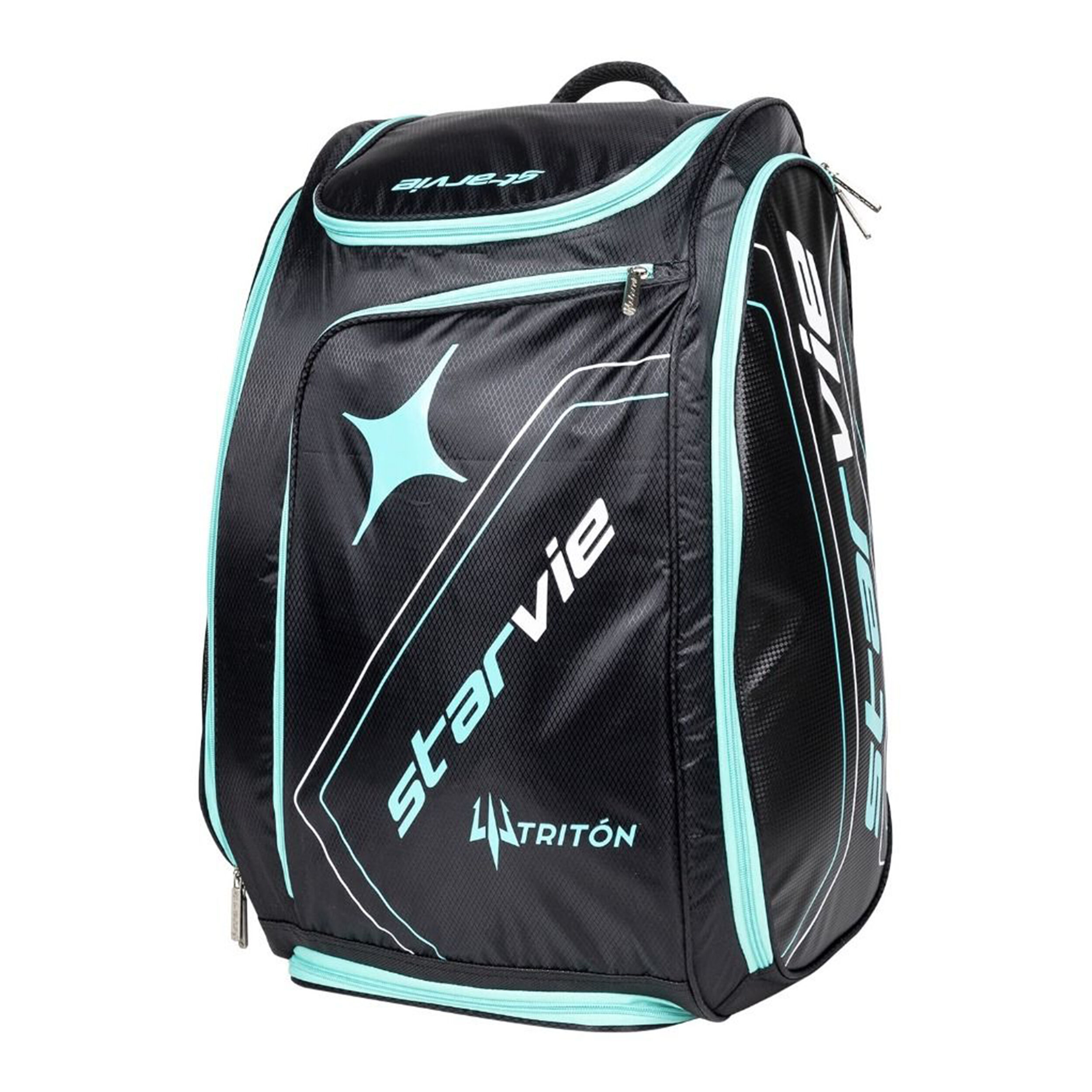 Vertical Triton Padelschlägertasche - Schwarz, Türkis