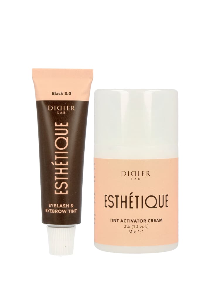 Didier Lab Augenbrauen- und Wimperntönung   Aktivator Augenbrauen 2er Set in schwarz günstig kaufen 15 ml