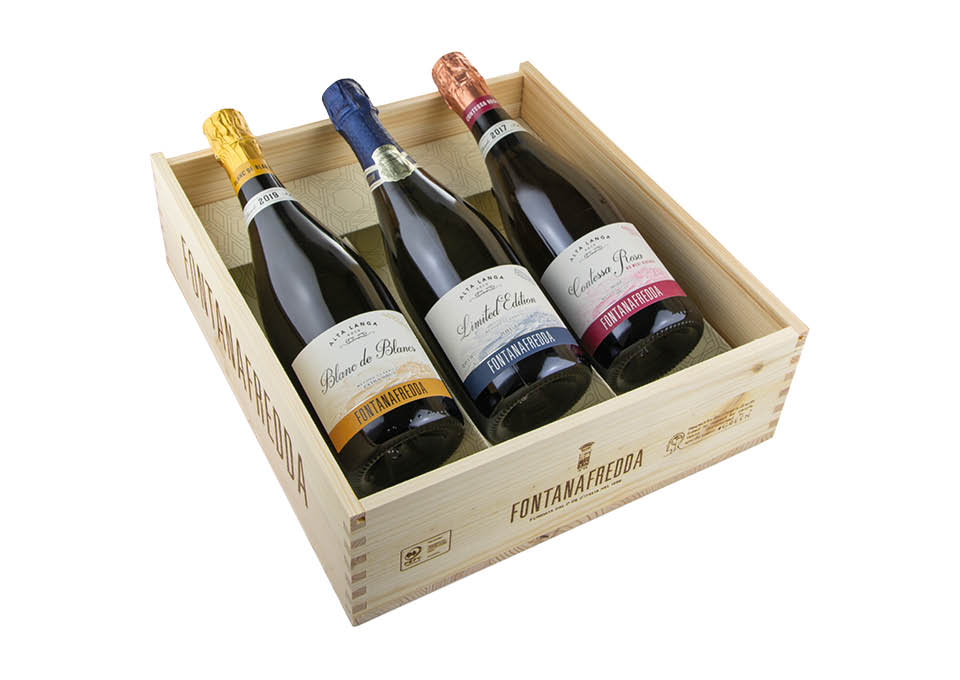 Alta Langa DOCG Sfumature Fontanafredda 3 bouteilles de 0,75 ℓ, Cai...