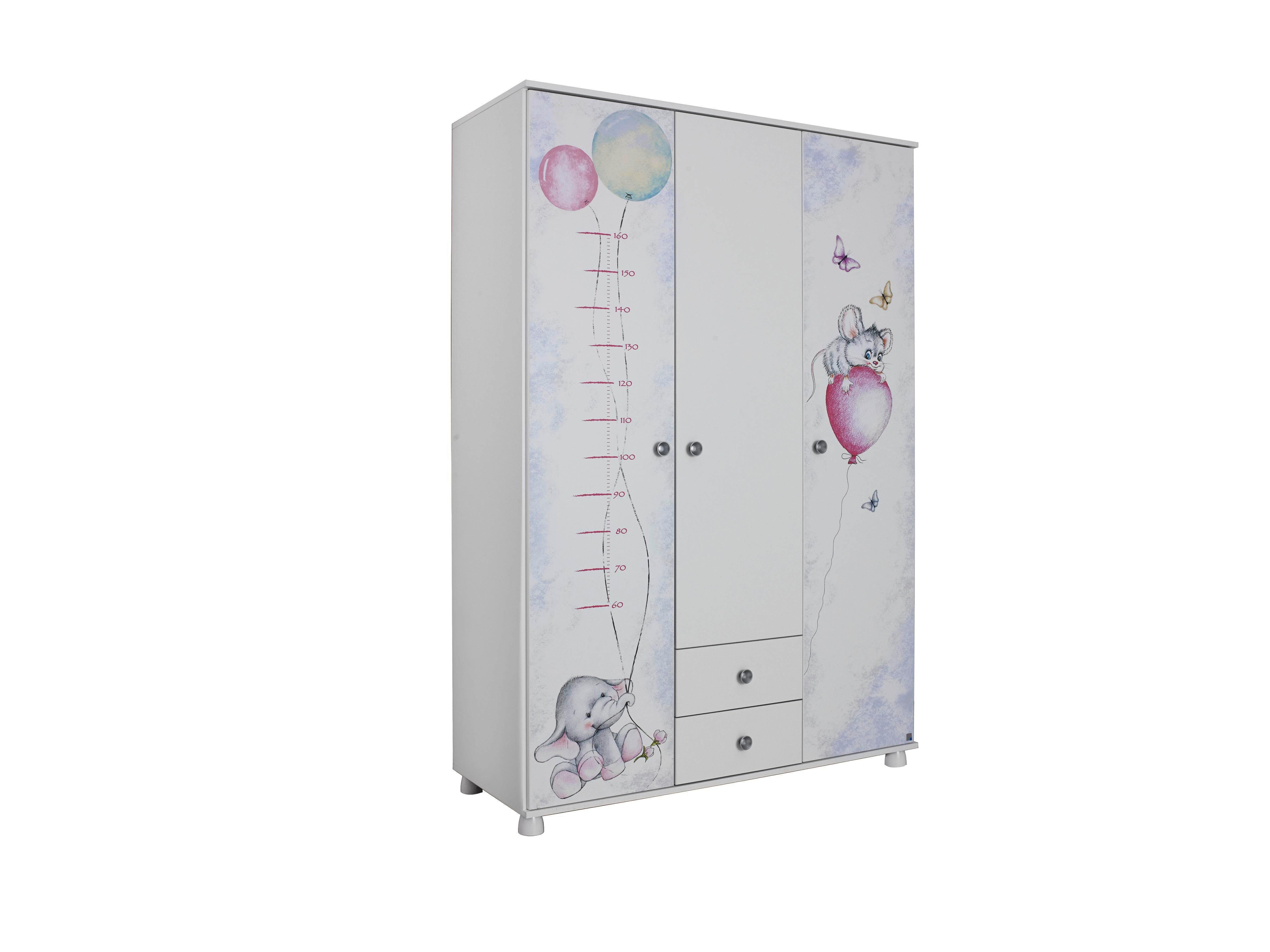 rauch Kleiderschrank Vancouver 3-türig