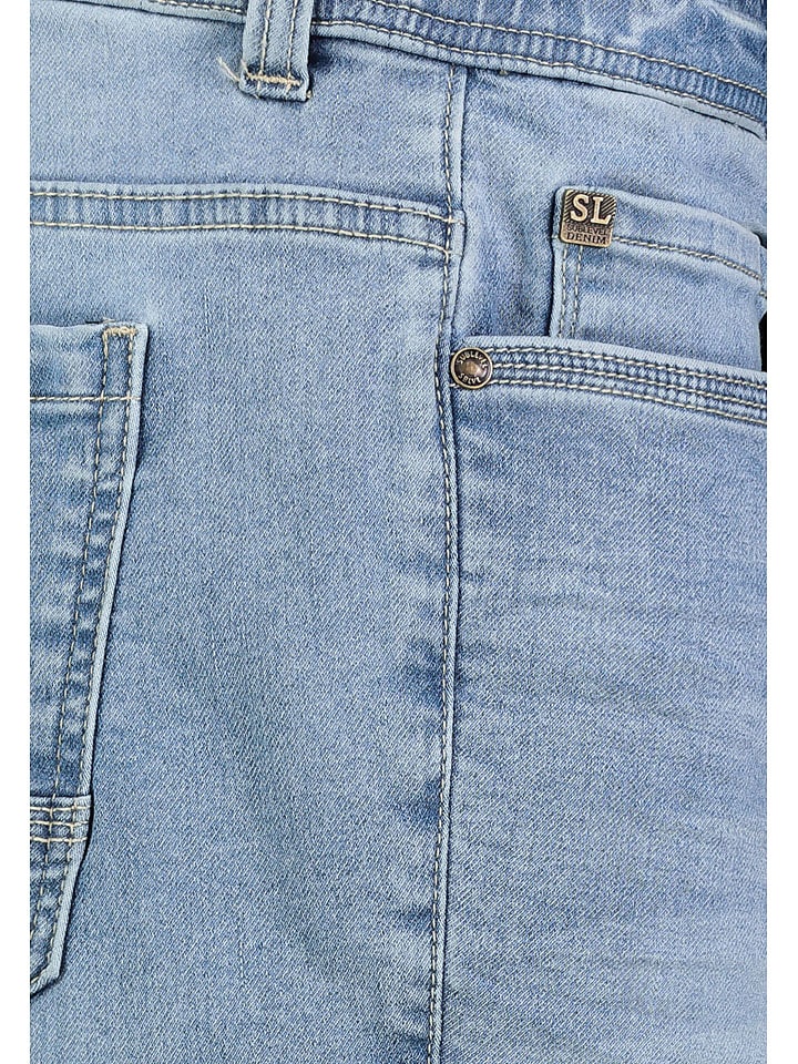 Sublevel Jeans-Bermudas in Hellblau günstig kaufen