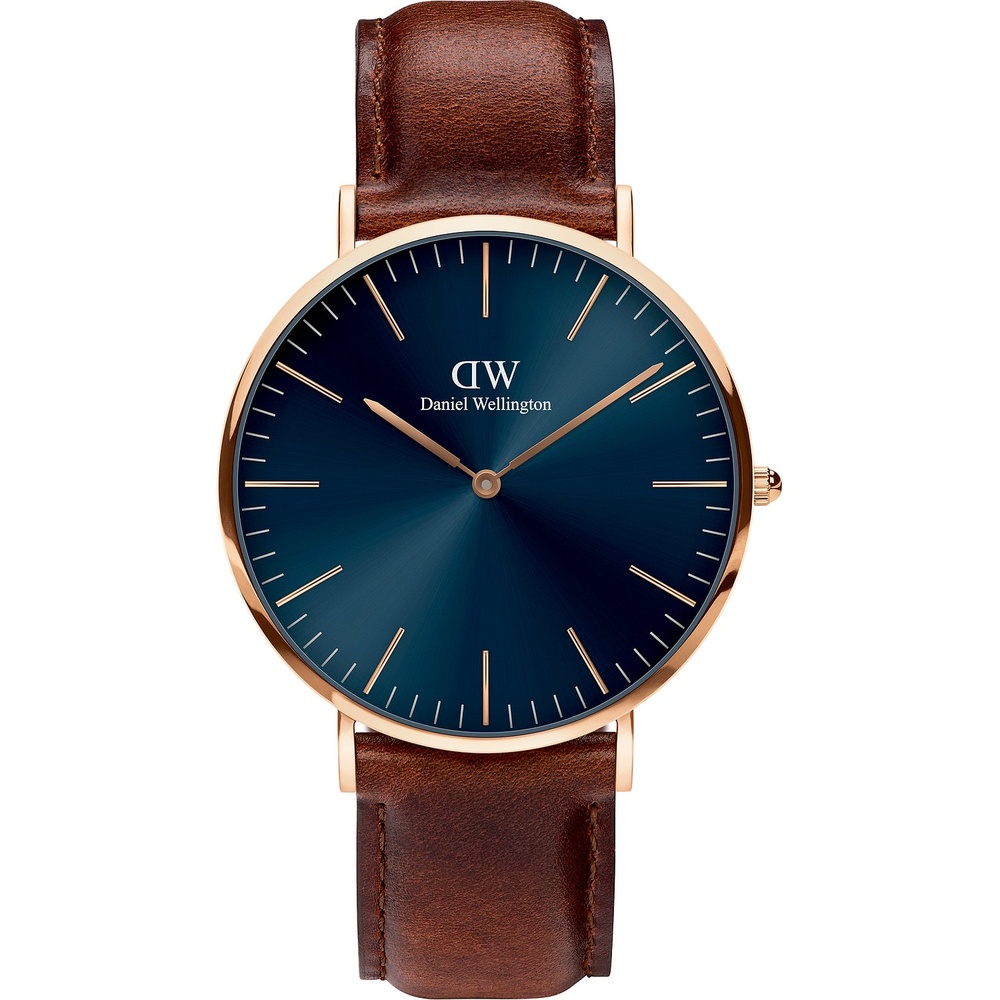 Daniel Wellington Montre pour hommes Cuir Montre