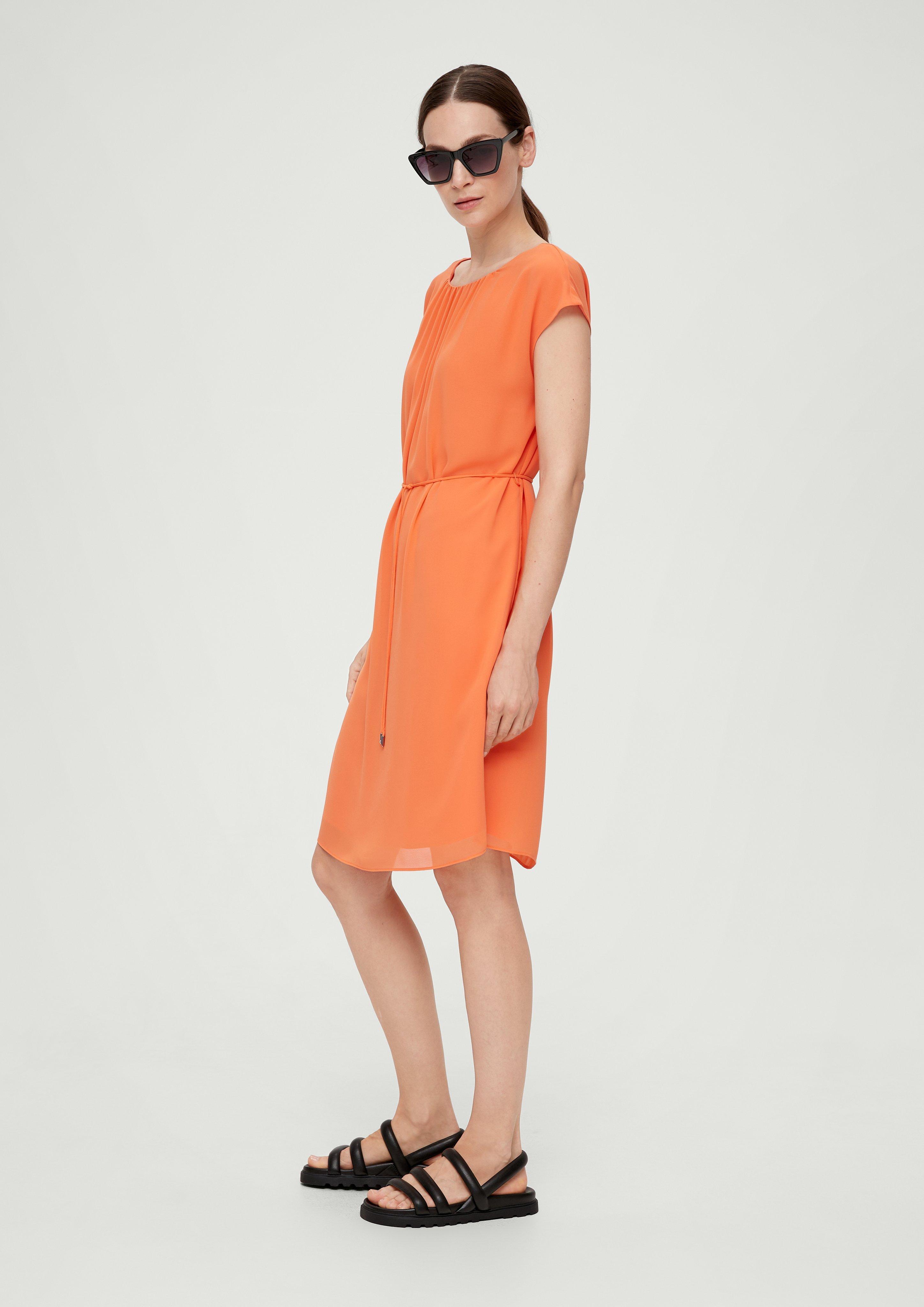 Chiffonkleid mit Raffung  2134525-2333