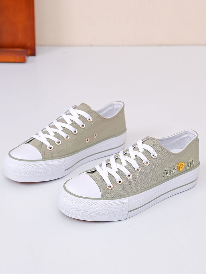 Sixth Sens Sneakers in Khaki günstig kaufen