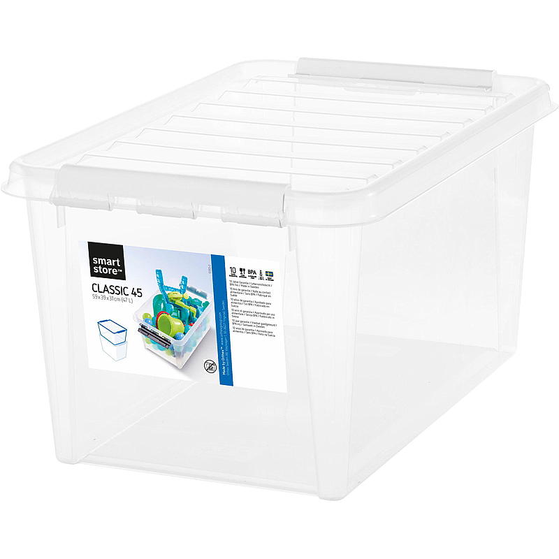 Smartstore Oppbevaringsboks SmartStore™ m/lokk 47 liter Home L59 x B39 x H31 cm