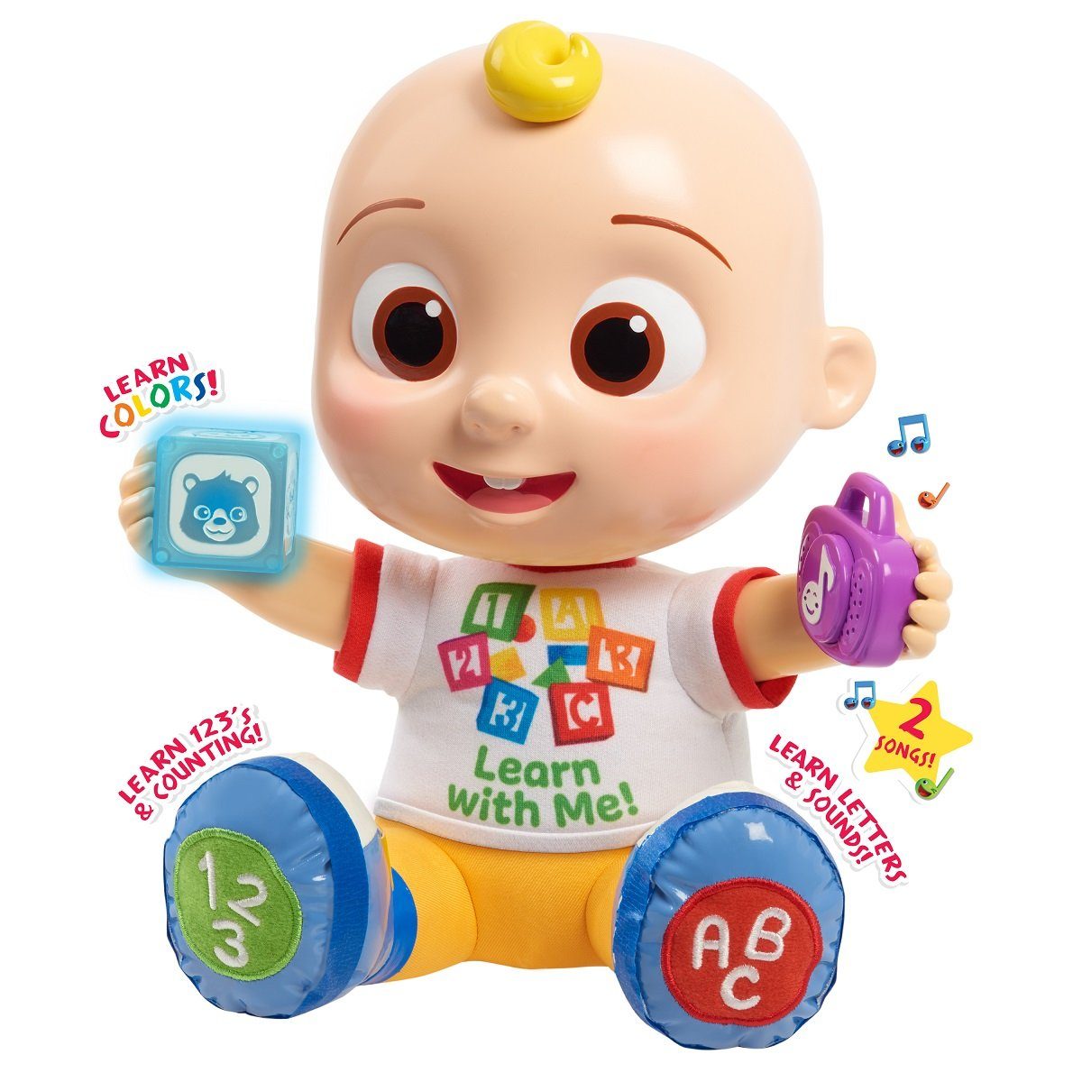 COCOMELON Spielfigur CoComelon Learning JJ Doll inkl. deutscher Sprache