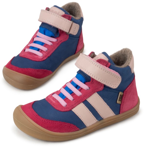 Koel bare ~ Daniel MidCut Sneaker Wollfleece + Tex ~ Fuchsia