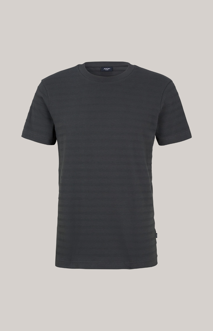 T-Shirt Carisio in Dunkelgrau gestreift