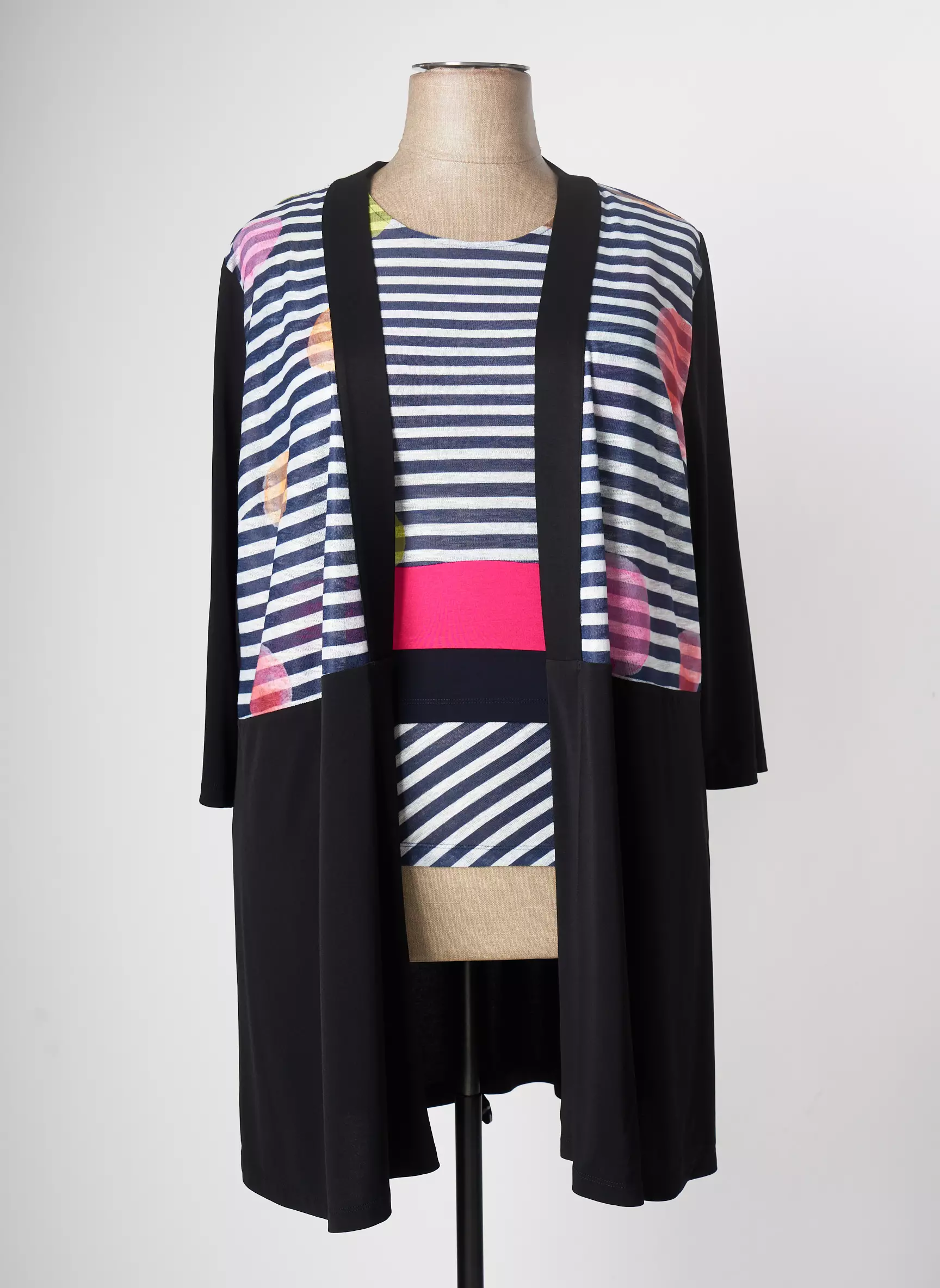Guy Dubouis Twinset Femme couleur noir