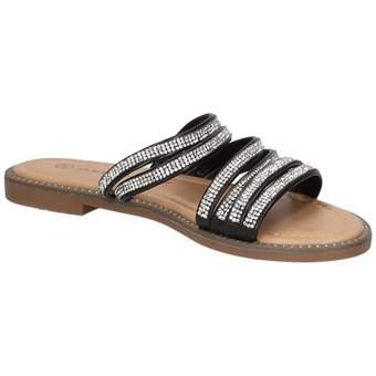 Claudia Ghizzani Pantolette in schwarz