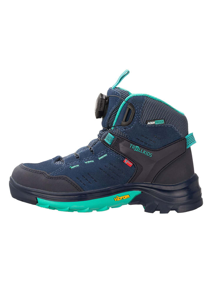 Trollkids Leder-Wanderschuhe 