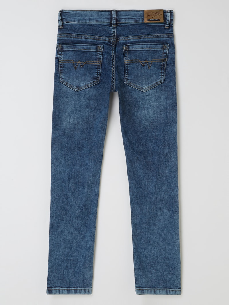 Relaxed Fit Jeans mit Stretch-Anteil in blau