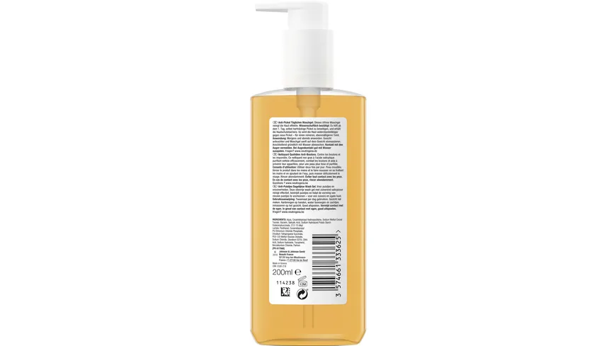 Neutrogena Anti-Pickel Tägliches Waschgel ölfrei 200 ml