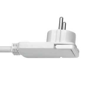 Multiprise Brennenstuhl 1153120100 Comfort-Line Plus avec fiche plate, 4 prises, blanche, 2 m, H05VV-F 3G1.5