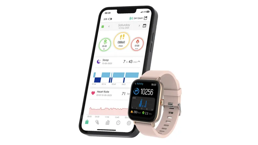 Müller Smartwatch mit Telefonfunktion MU-SWC-27C
